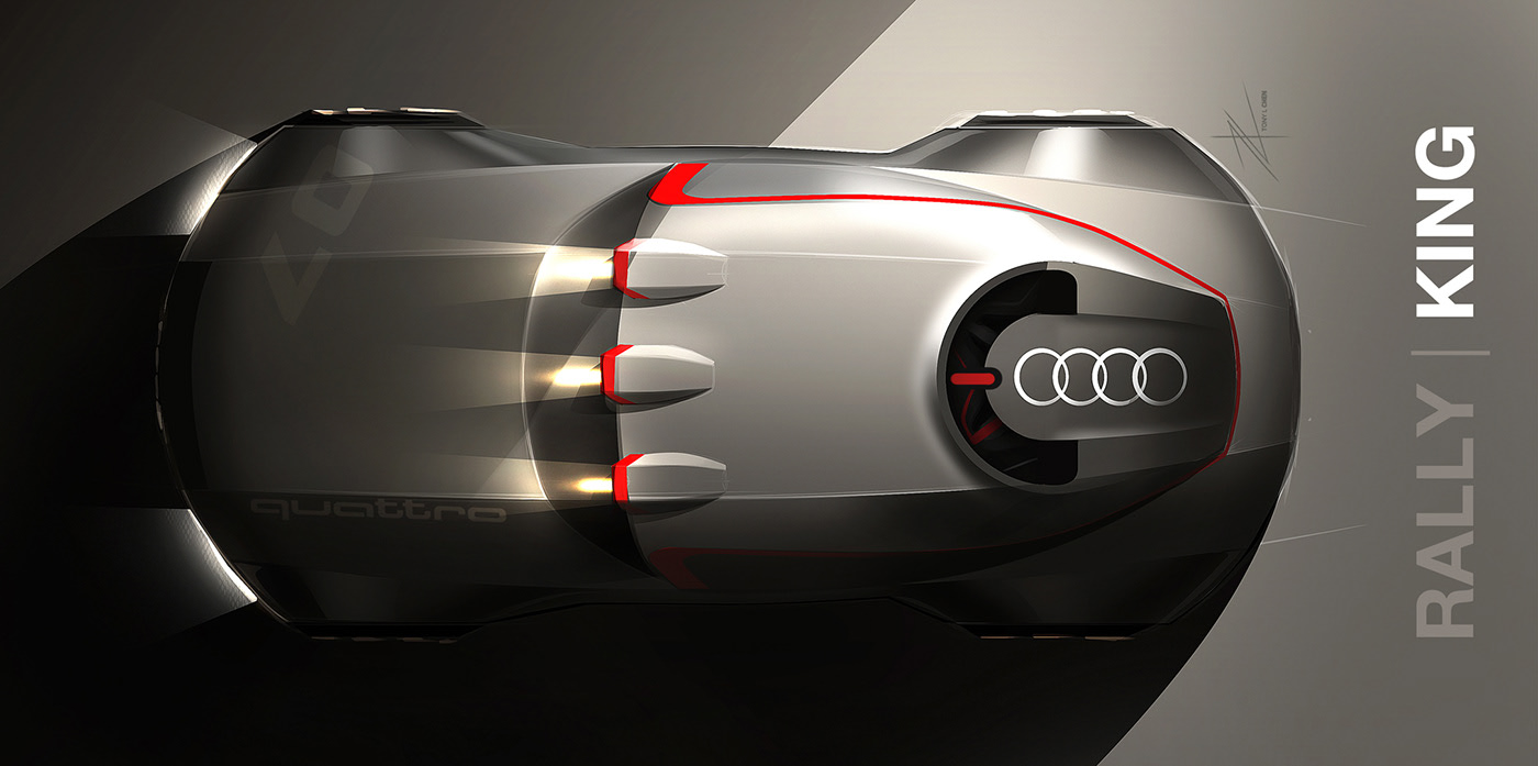 automobile，audi，Hand drawn，Typesetting，Quattro，