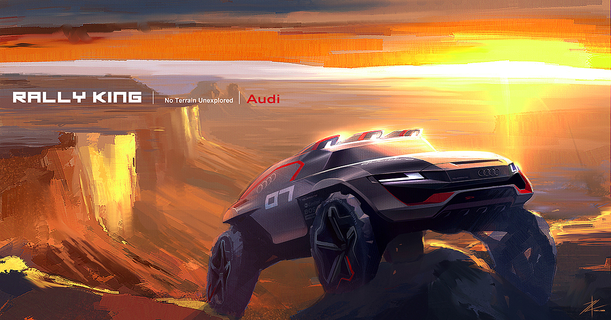 automobile，audi，Hand drawn，Typesetting，Quattro，