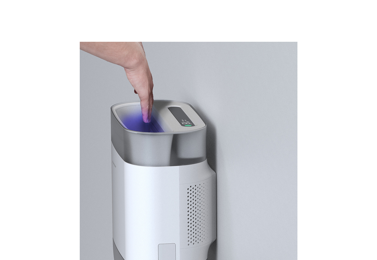 Hand dryer，heater，air cleaner，intelligence，multi-function，