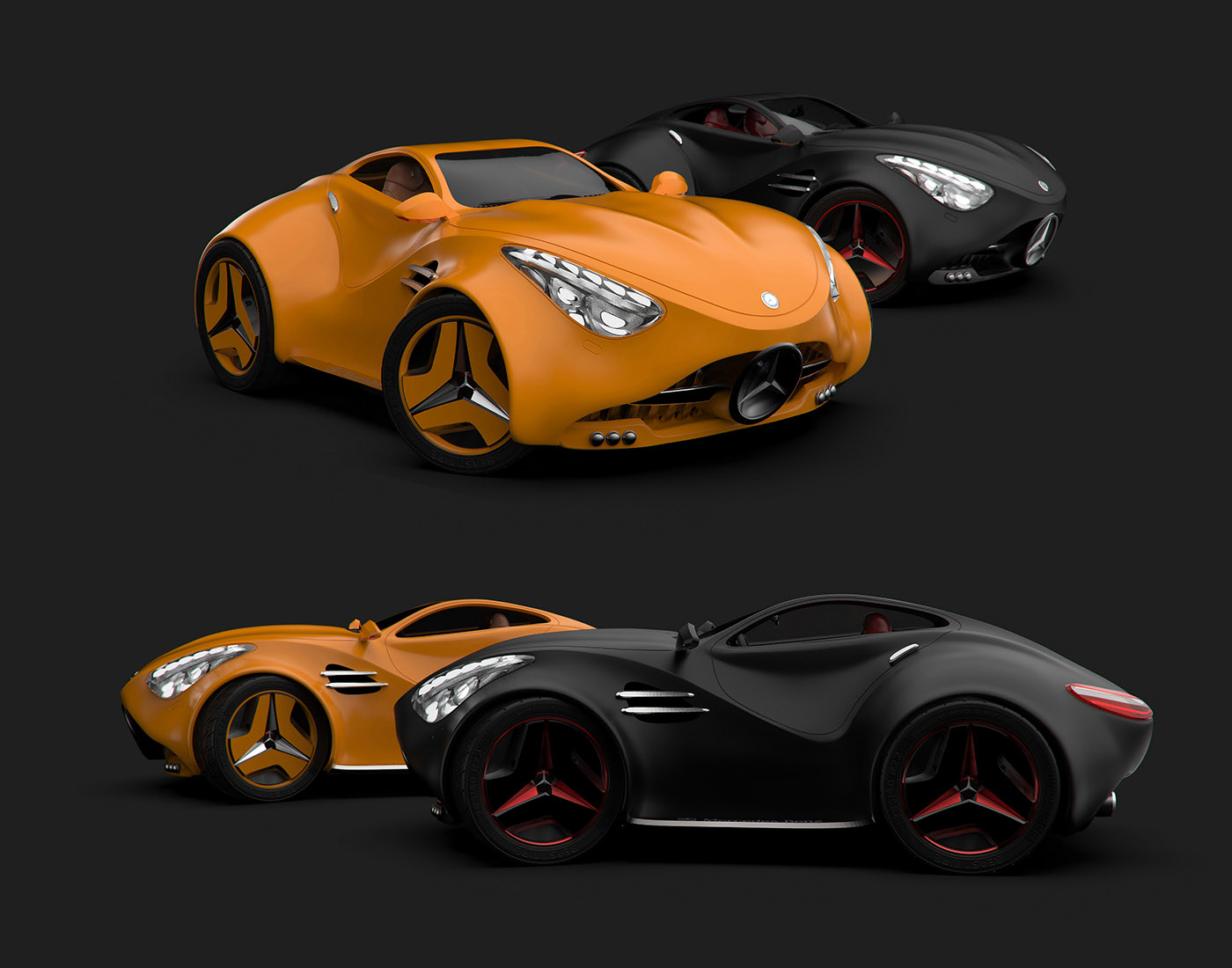 vehicle，Multicolor，Sports car，Benz，Concept Car，