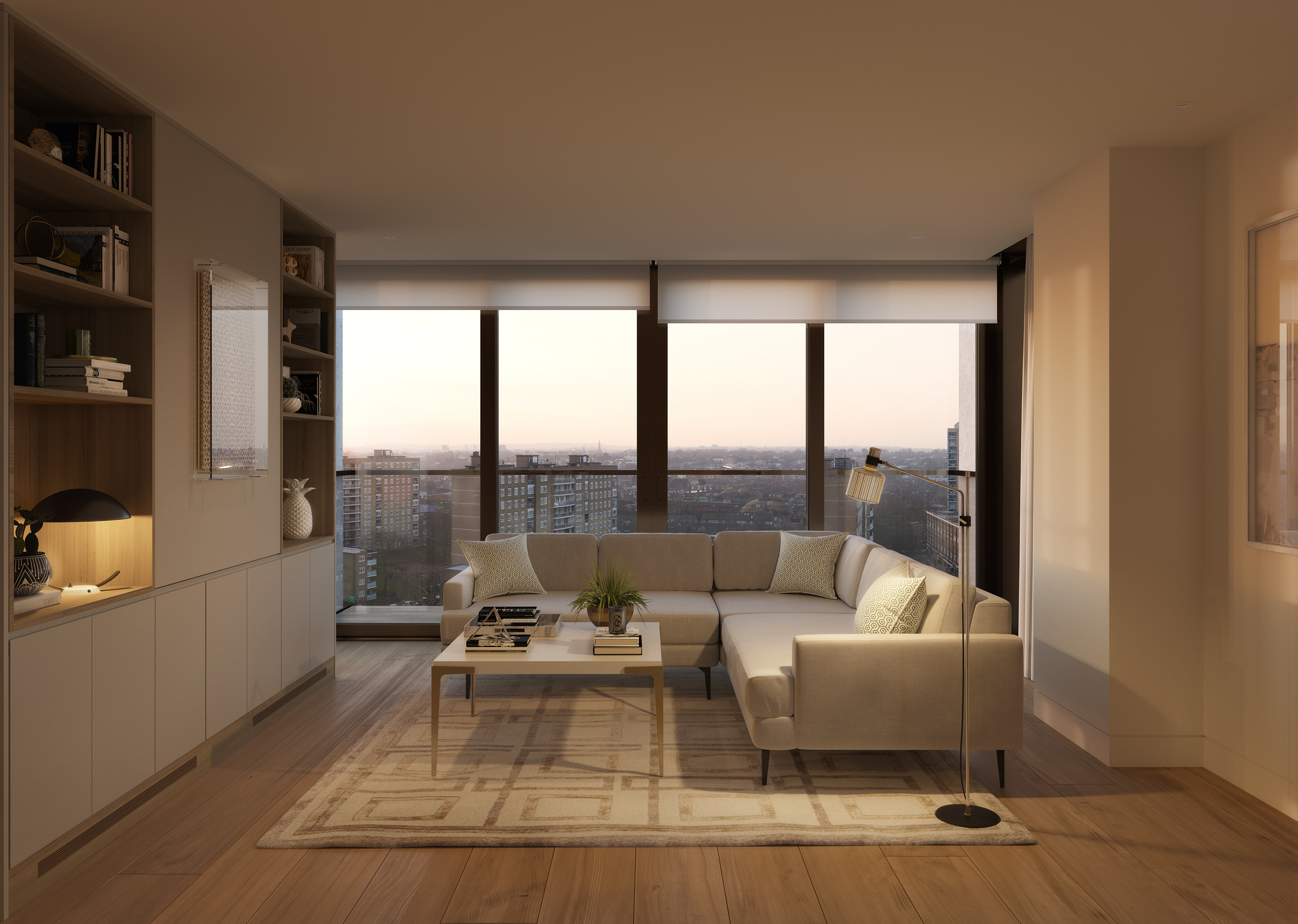 Interior design，Architectural design，The View，