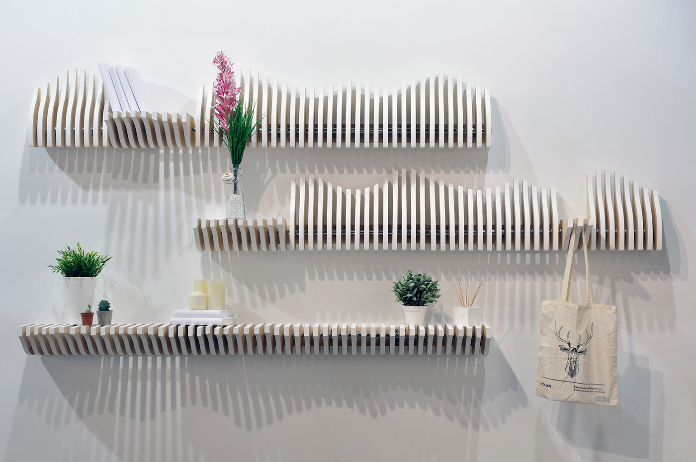 KILLEN，Decorative，Functionality，interactive，modularization，bookshelf，