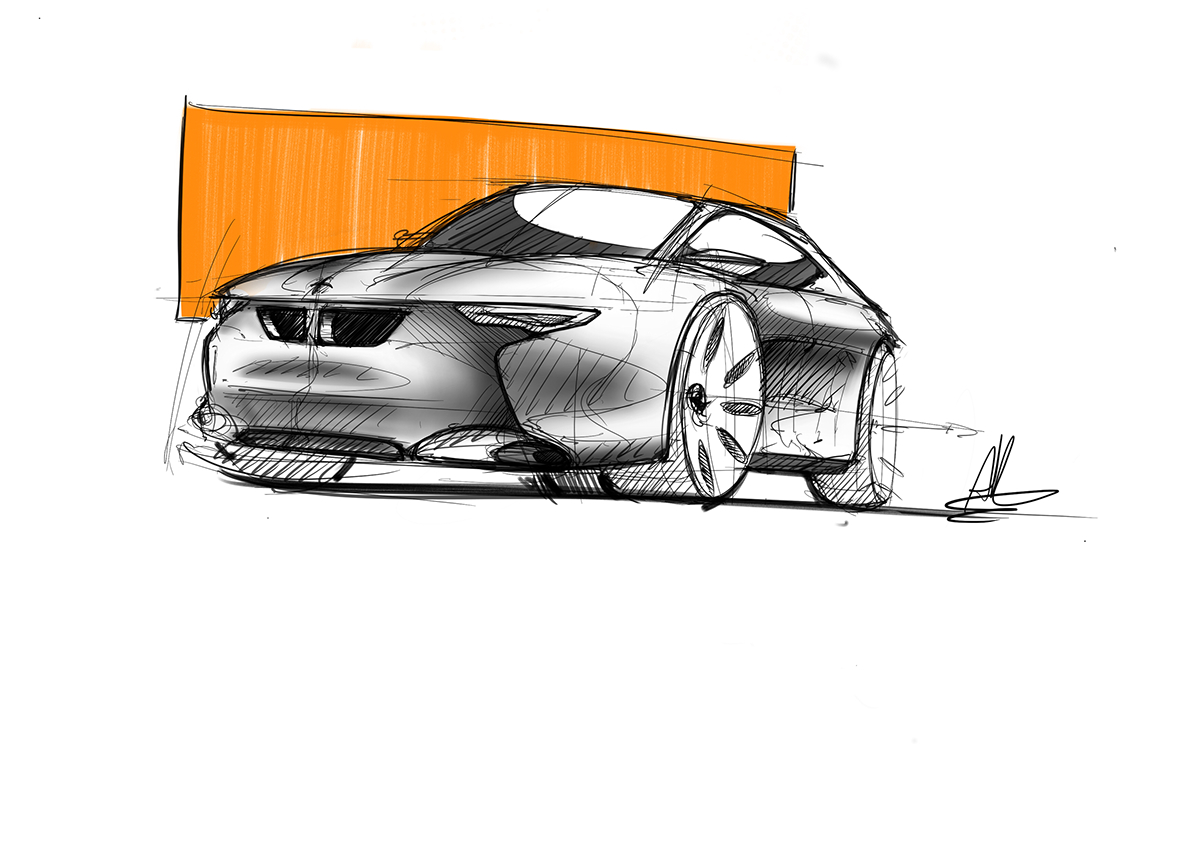 Hand drawn，Ubee ，Hand drawn car，trash can，Modeling design，