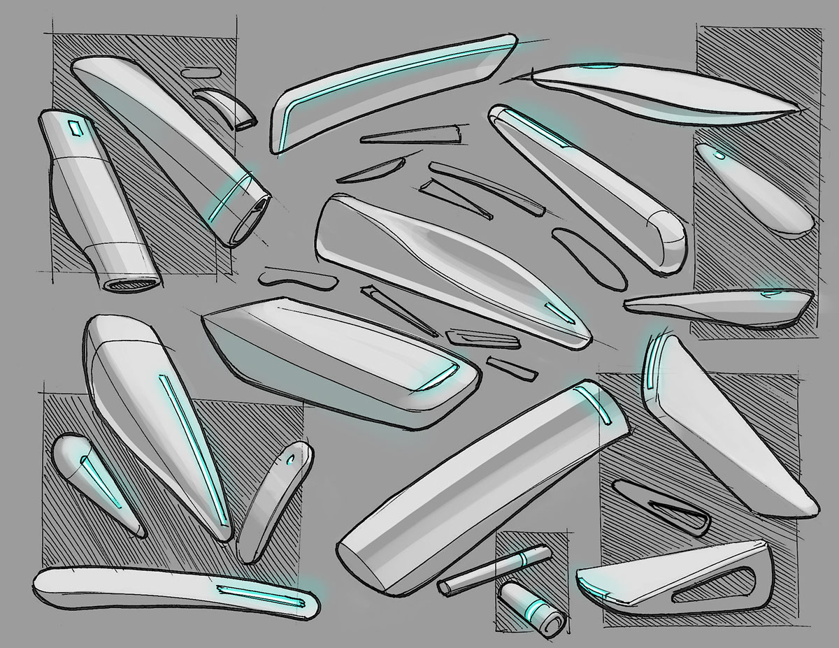 sketch，Hand drawn，industrial design，