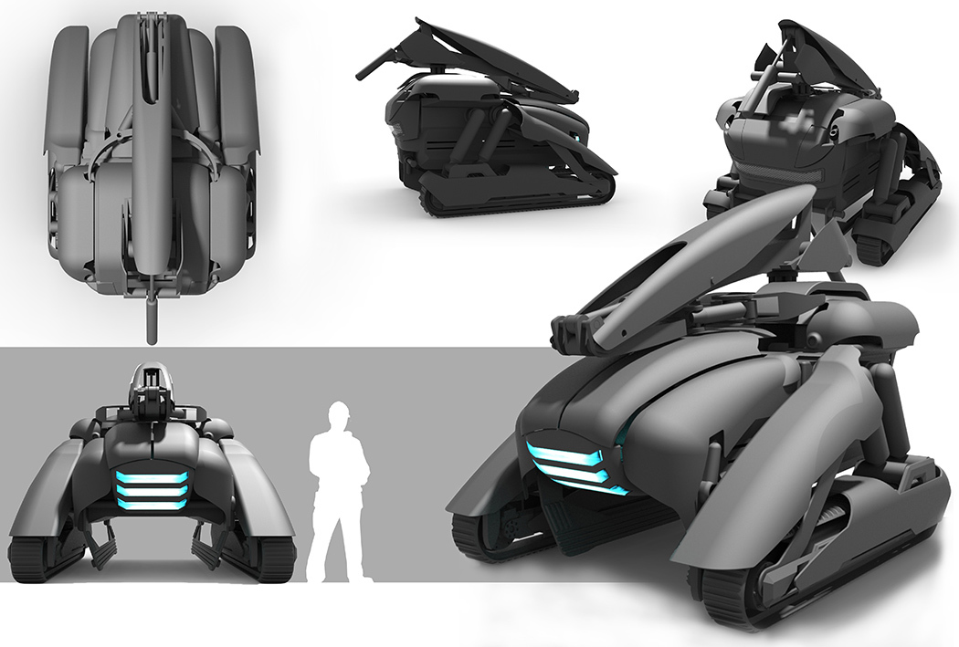 industrial design，product design，Remote control heavy vehicle，innovate，Easy to operate，