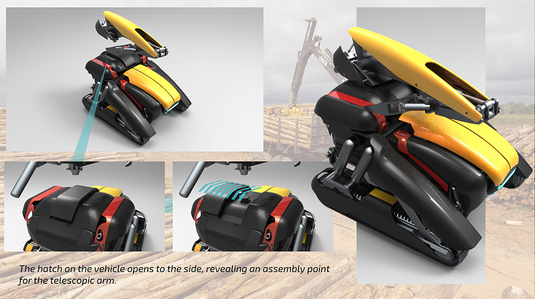 industrial design，product design，Remote control heavy vehicle，innovate，Easy to operate，