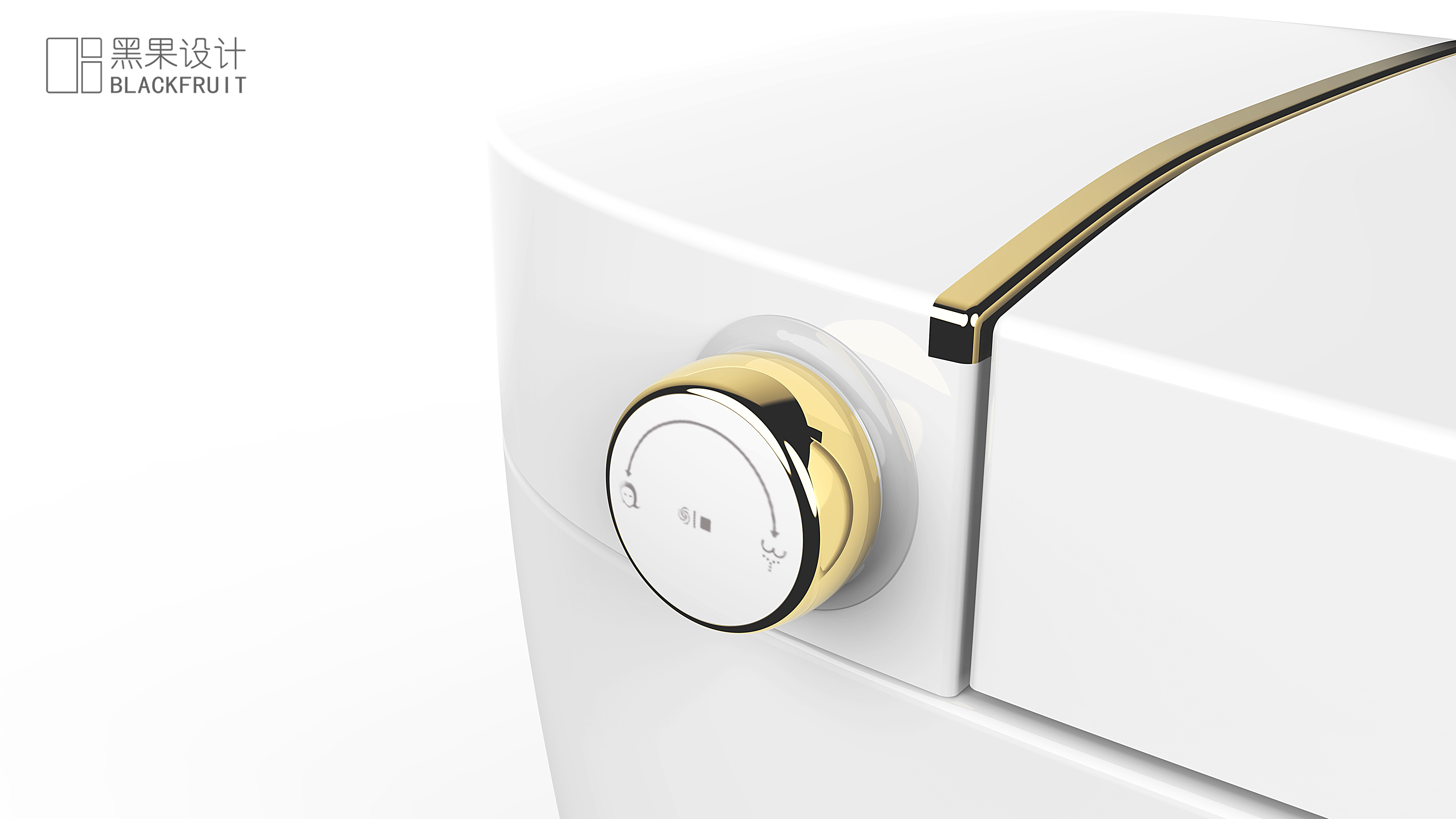 Intelligent toilet, bathroom, design, simplicity，