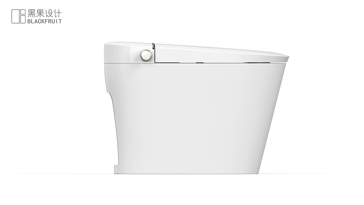Intelligent toilet, bathroom, design, simplicity，