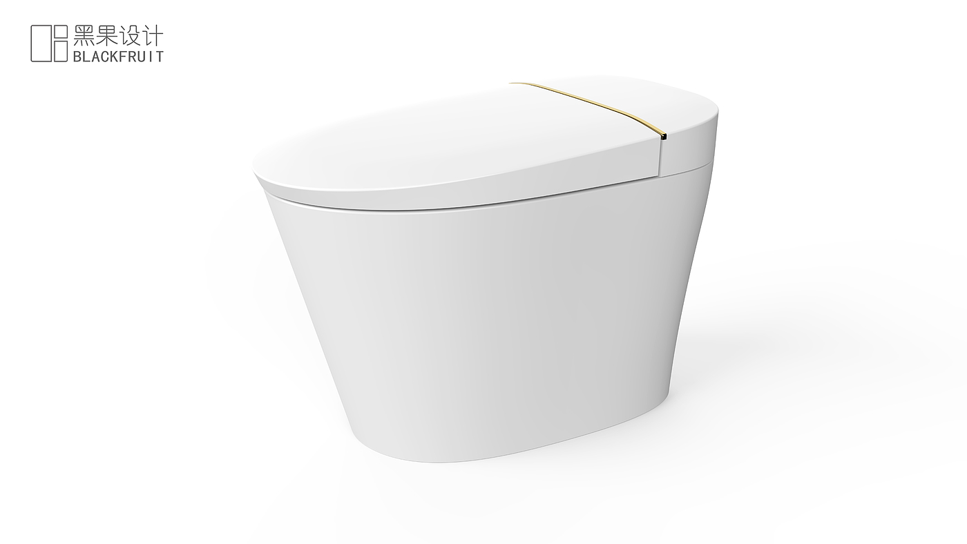 Intelligent toilet, bathroom, design, simplicity，