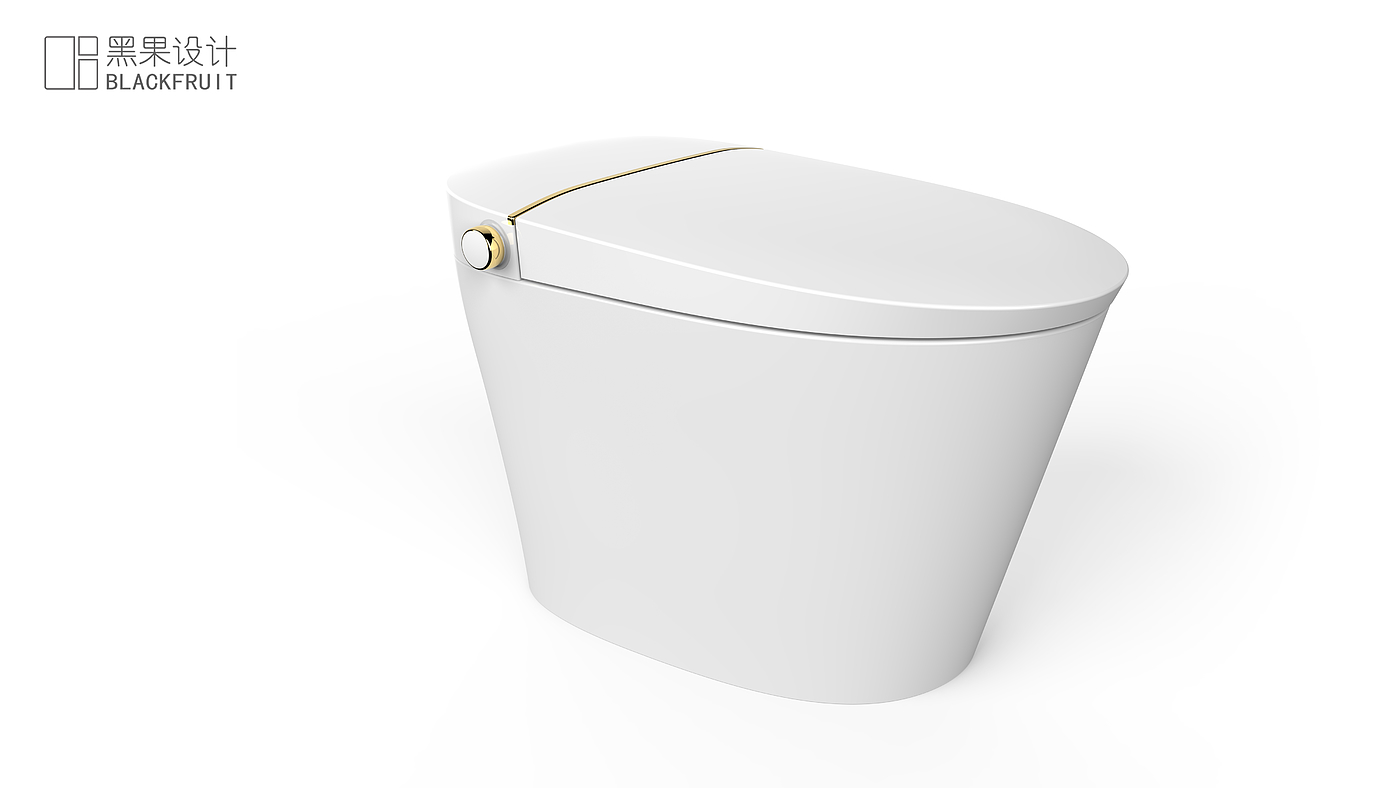 Intelligent toilet, bathroom, design, simplicity，