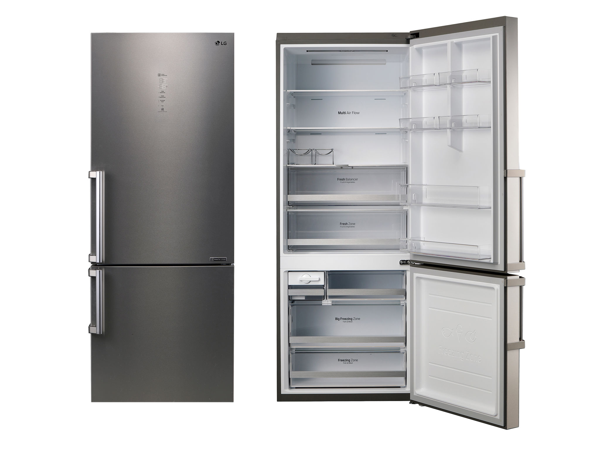 金属,简约,触控,lg bottom freezer,lg,冰箱,2019红点产品设计大奖