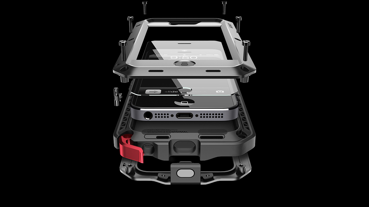 iphone，Mobile phone shell，Metal，product design，industrial design，