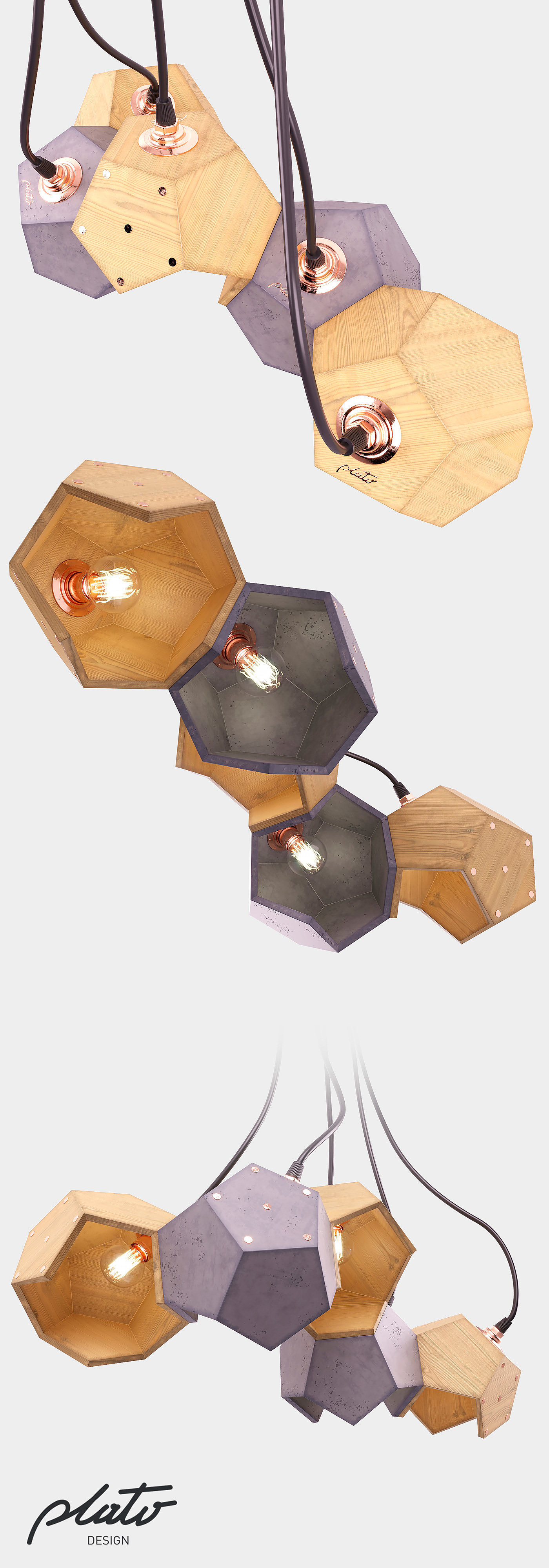 magnetic，woodiness，Dodecahedron，lamp，