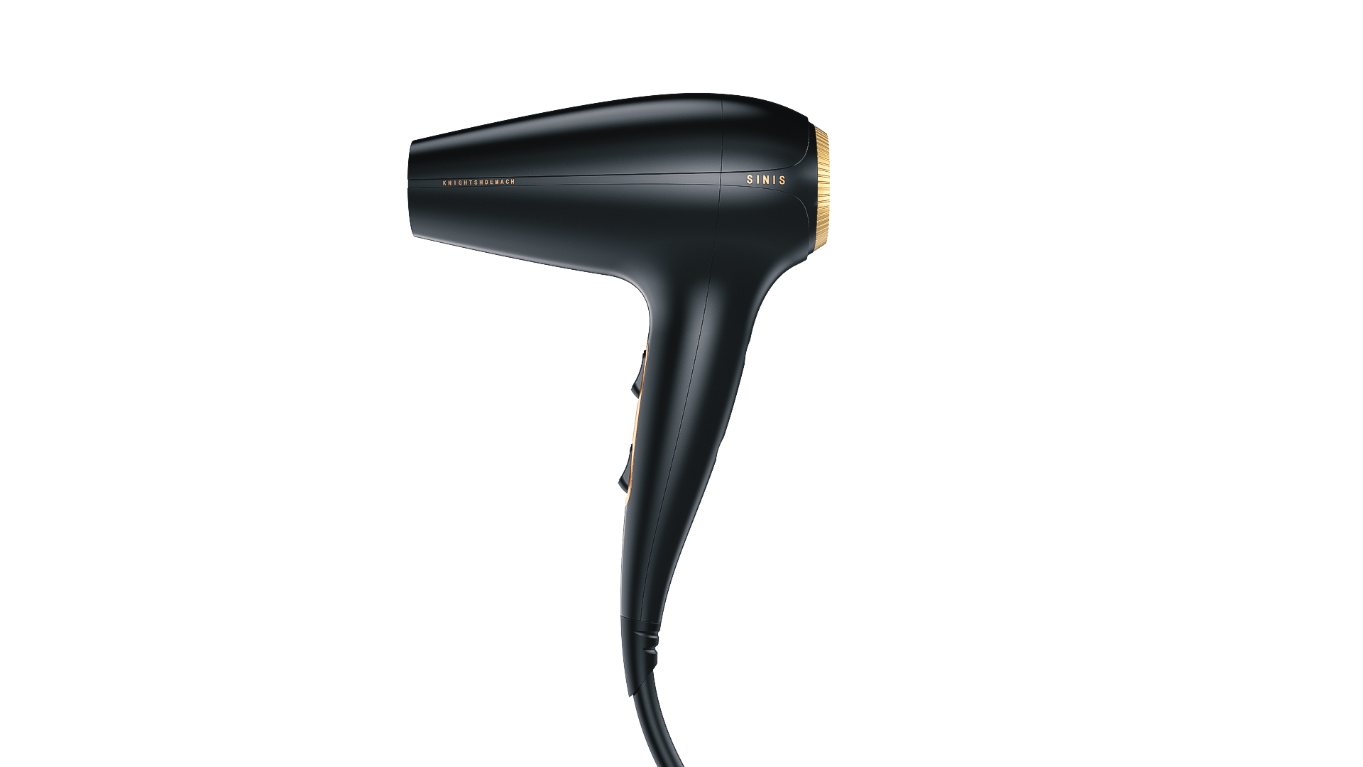Shoemach ，hair drier，product design，Black gold，