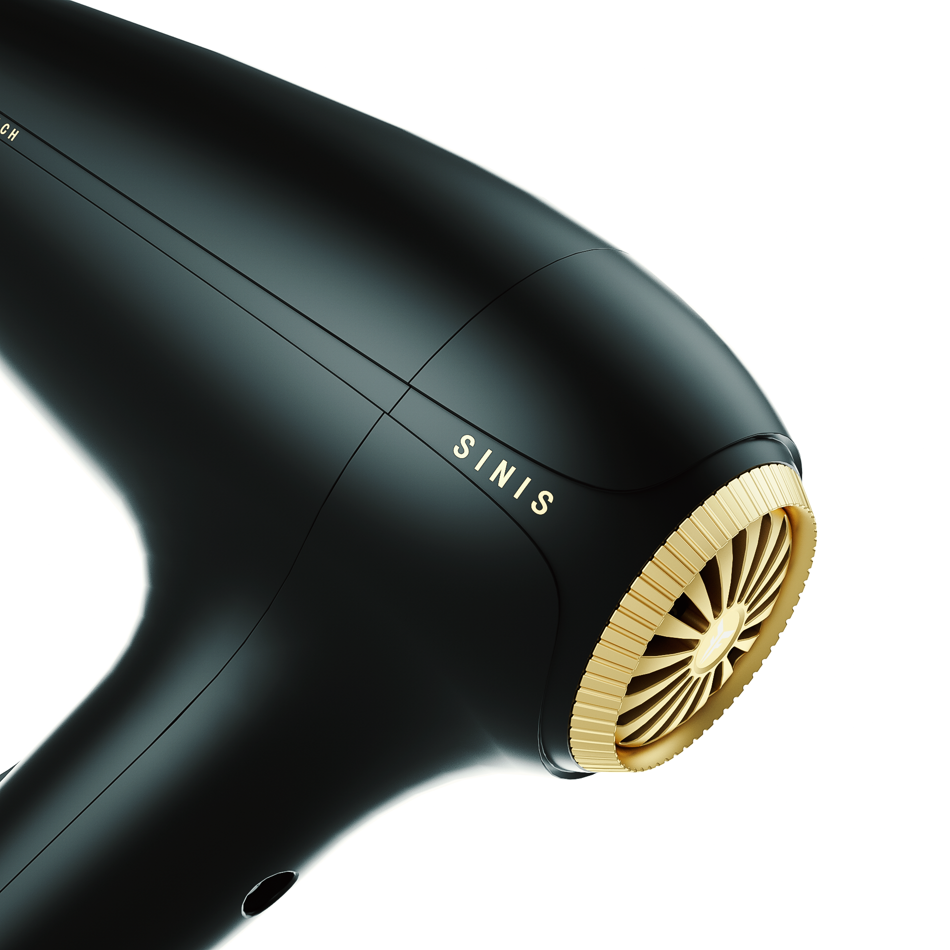 Shoemach ，hair drier，product design，Black gold，