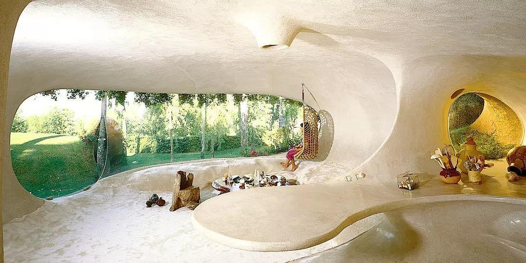 Organic building，Javier Senosiain，Naucalpan，Organic house，