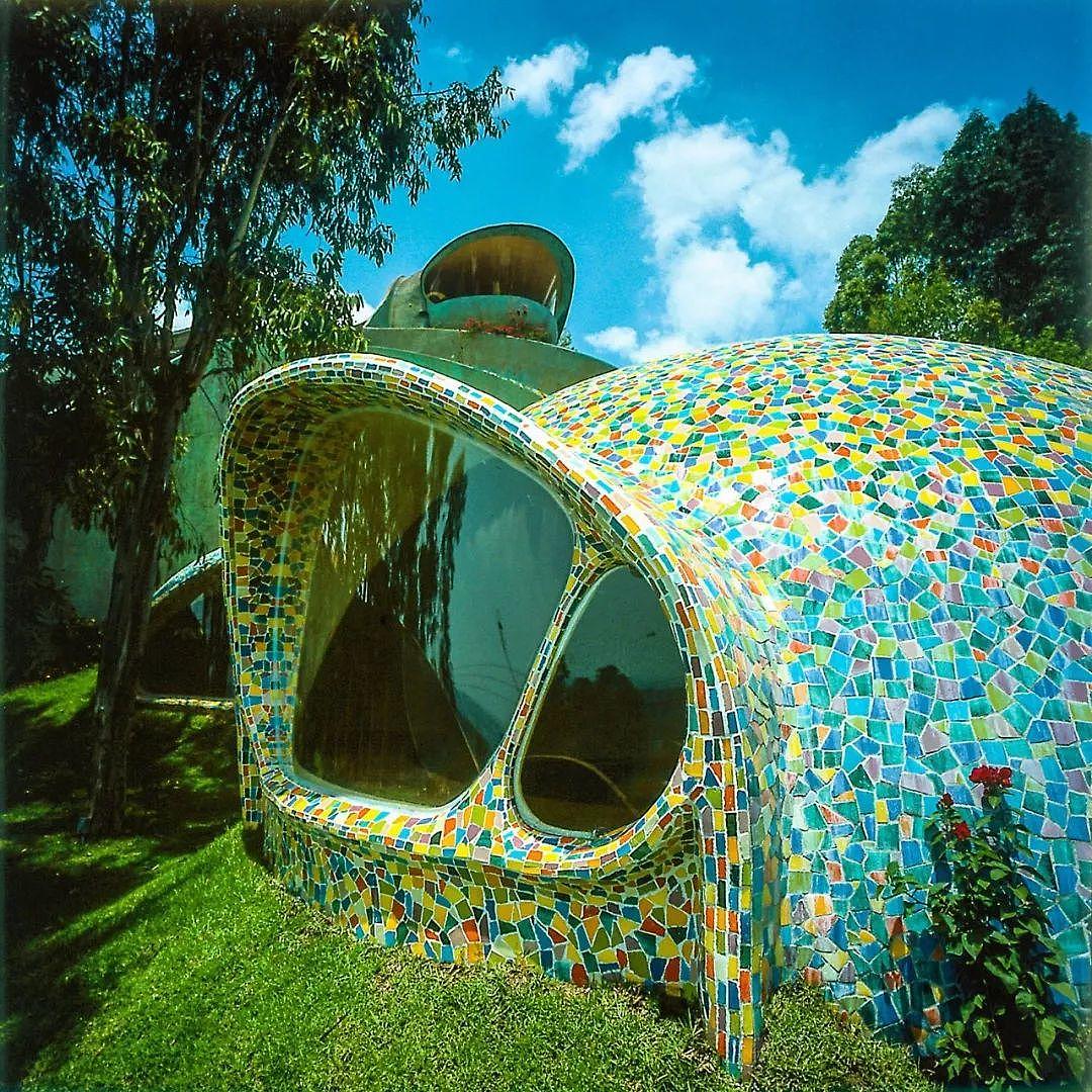 Organic building，Javier Senosiain，Naucalpan，Organic house，