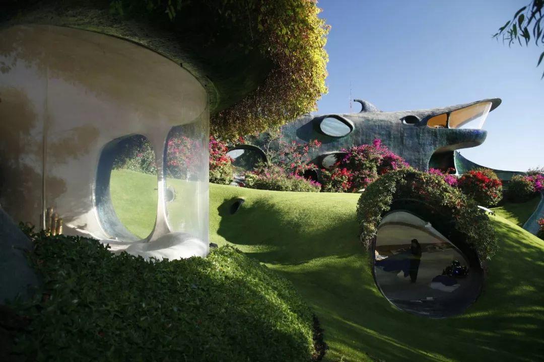 Organic building，Javier Senosiain，Naucalpan，Organic house，