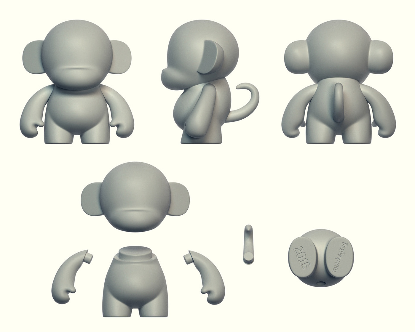 Toys，Role design，monkey，Souvenir ，packing design，