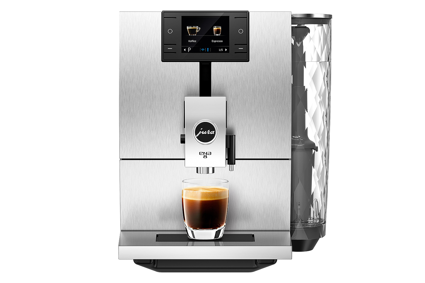 ENA 8，Simplicity，Coffee machine，fully automatic，aluminium alloy，ENA 8 Signature Line，reddot，2019 red dot product design award，