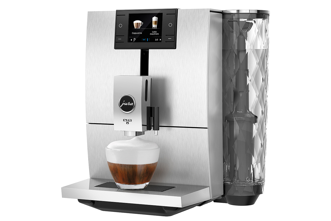 ENA 8，Simplicity，Coffee machine，fully automatic，aluminium alloy，ENA 8 Signature Line，reddot，2019 red dot product design award，