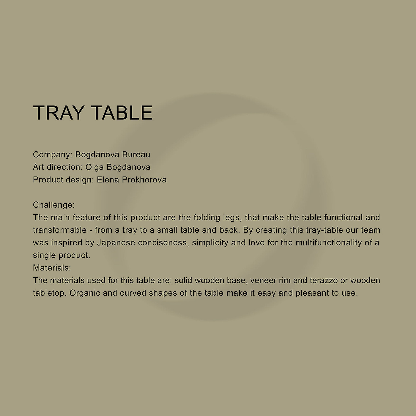 furniture design ，Table，Tray table，