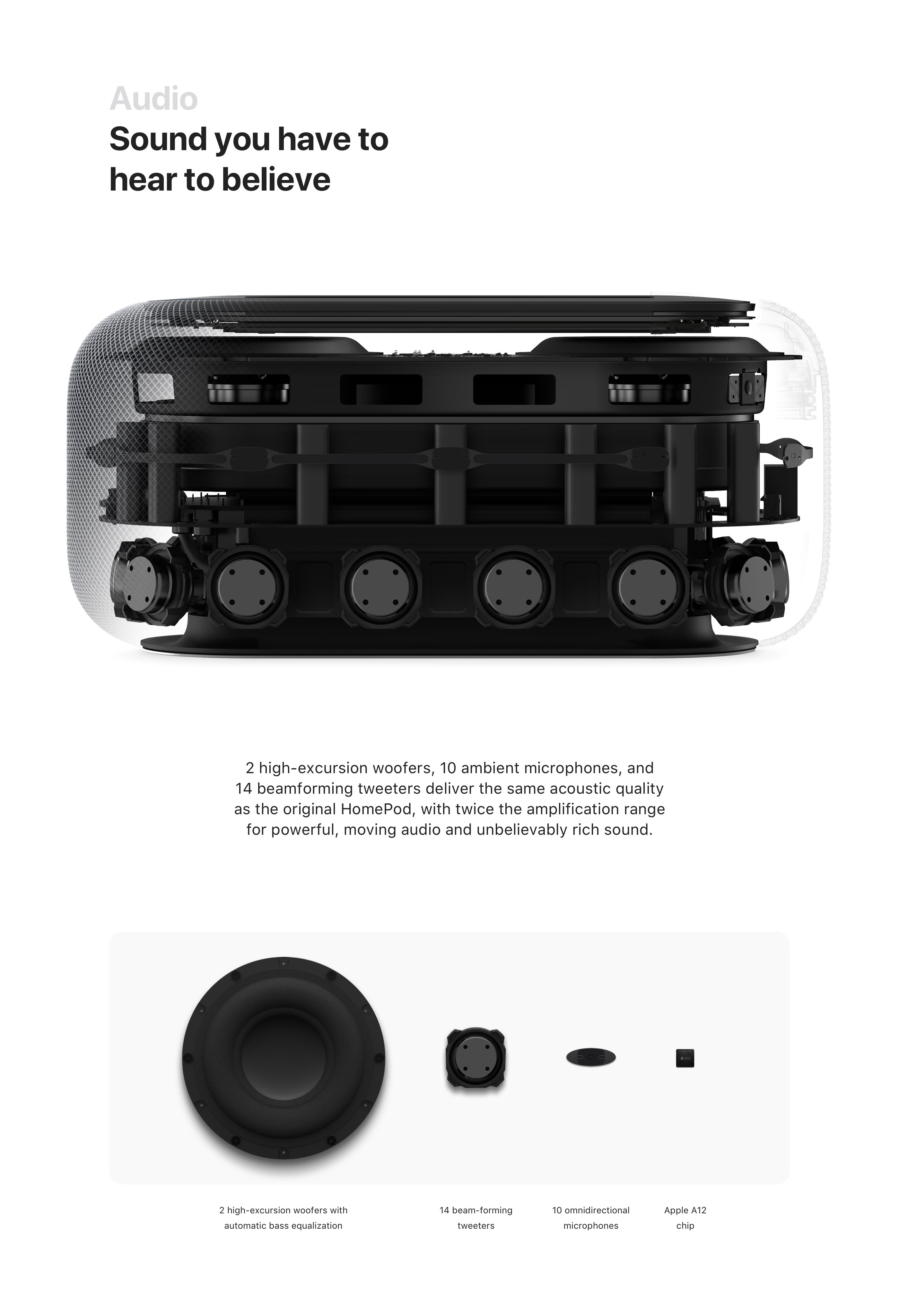 conceptual design，sound，HomePod Pro，