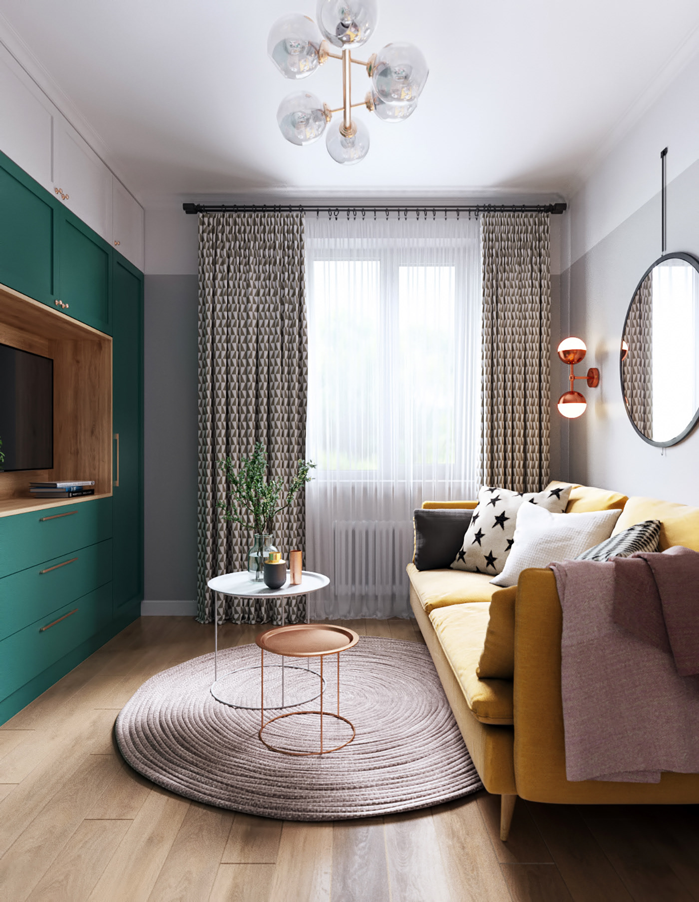 inside，bedroom，a living room，Interior design，