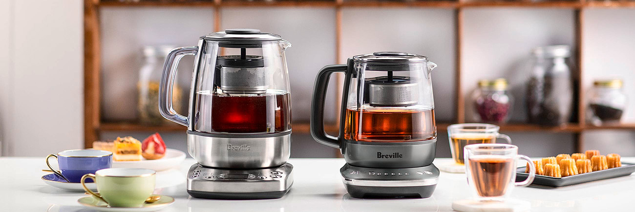 2019 red dot product design award，reddot，Tea Maker Compact，teapot，transparent，container，Breville，automatic，