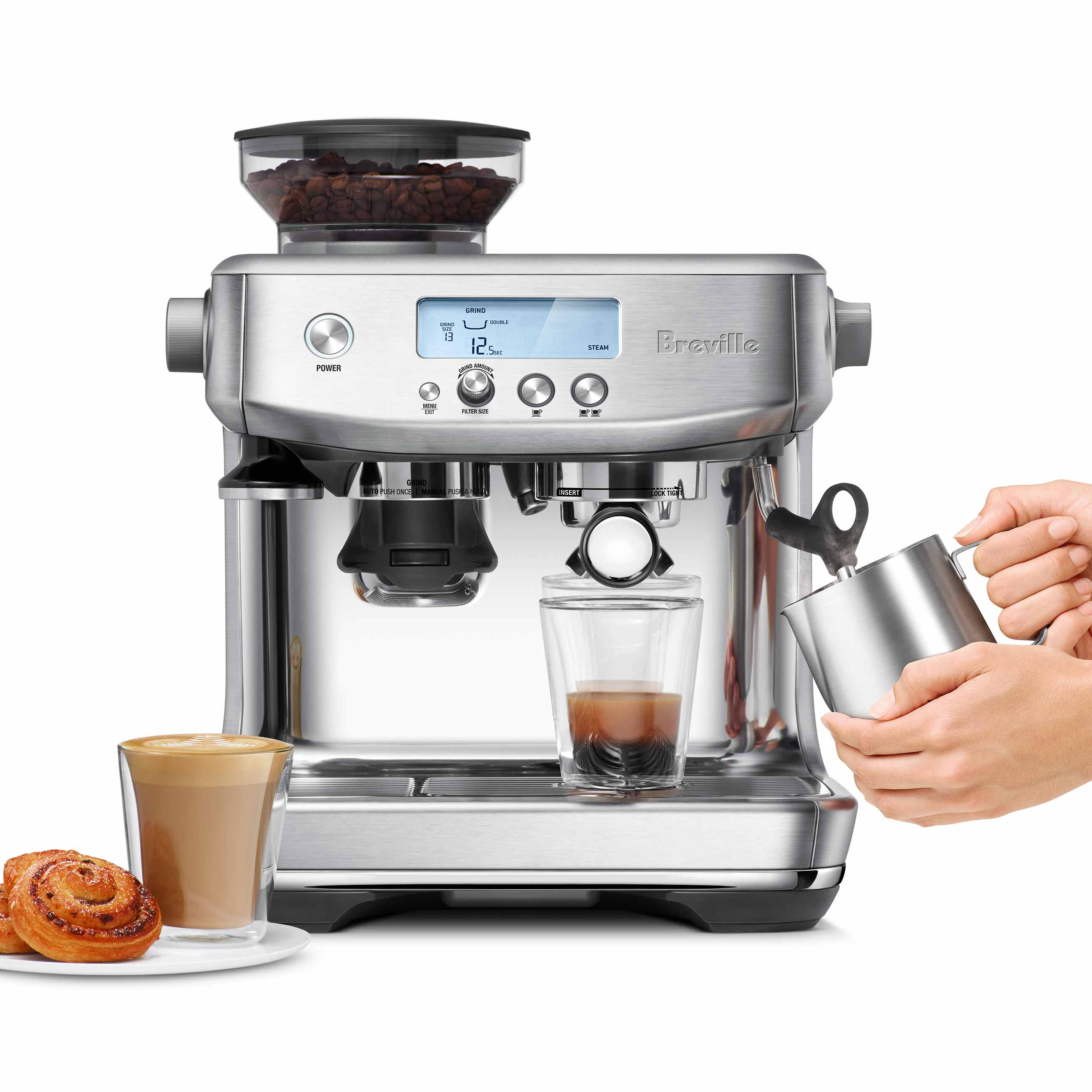 2019红点奖bes878baristapro紧凑型浓缩咖啡机