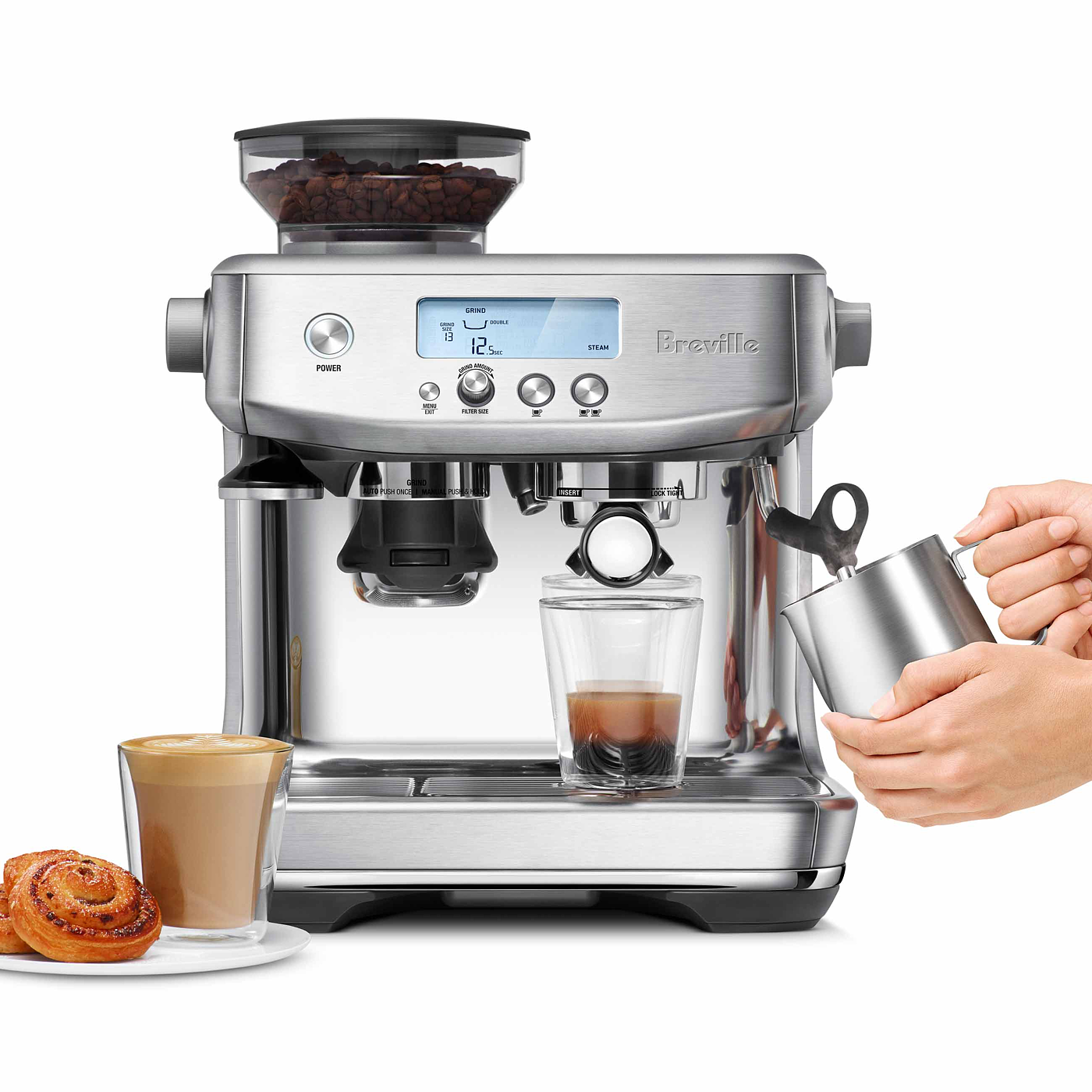 Breville，咖啡机，reddot，2019红点产品设计大奖，BES878 Barista Pro，Barista Pro，不锈钢，