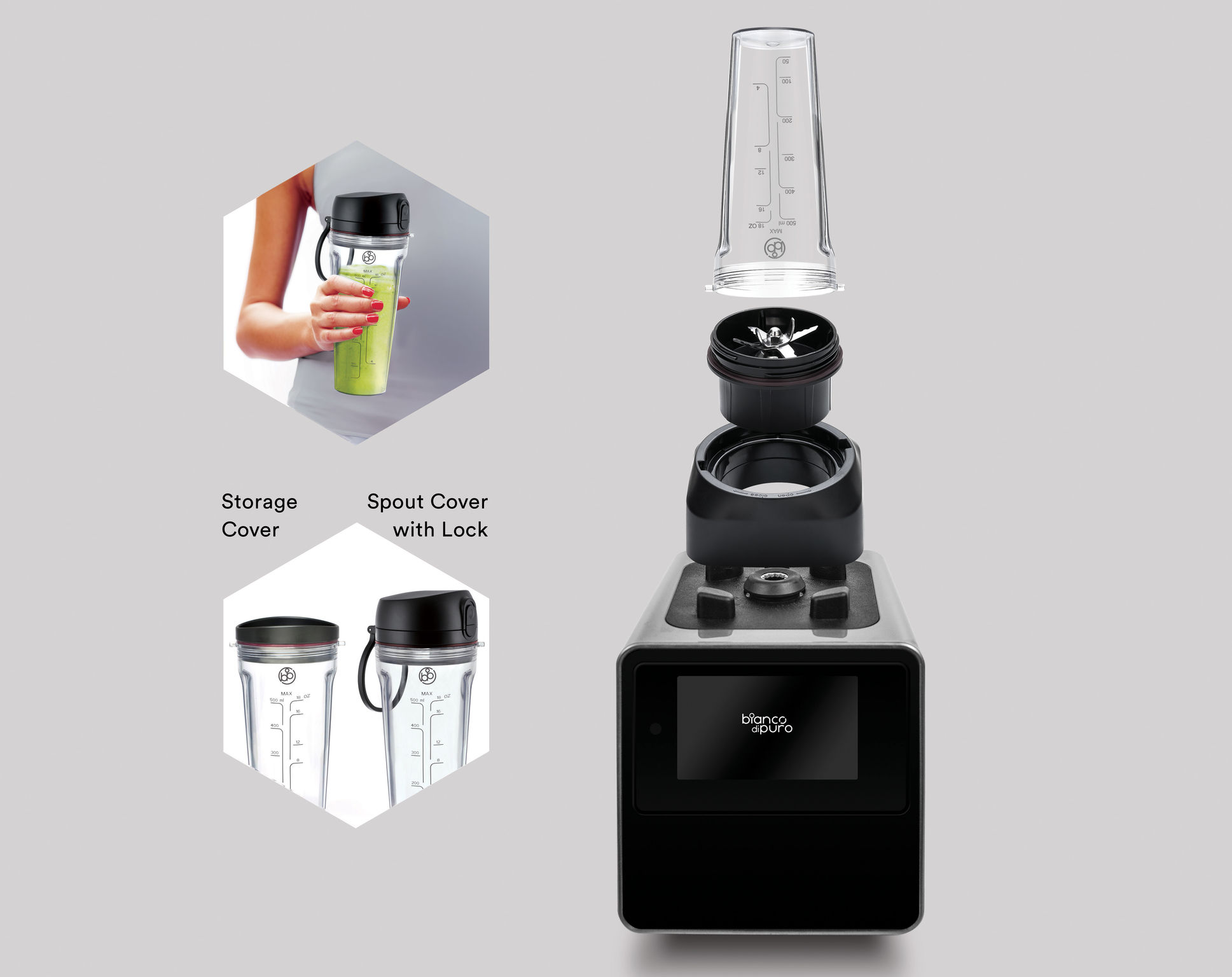 Touch ，reddot，2019 red dot product design award，kitchen，Smart Blender Cube，Cube，blender，intelligence，