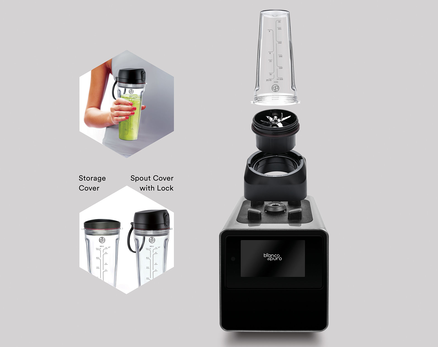 触控，reddot，2019红点产品设计大奖，厨房，Cubo Smart Blender，Cubo，搅拌机，智能，