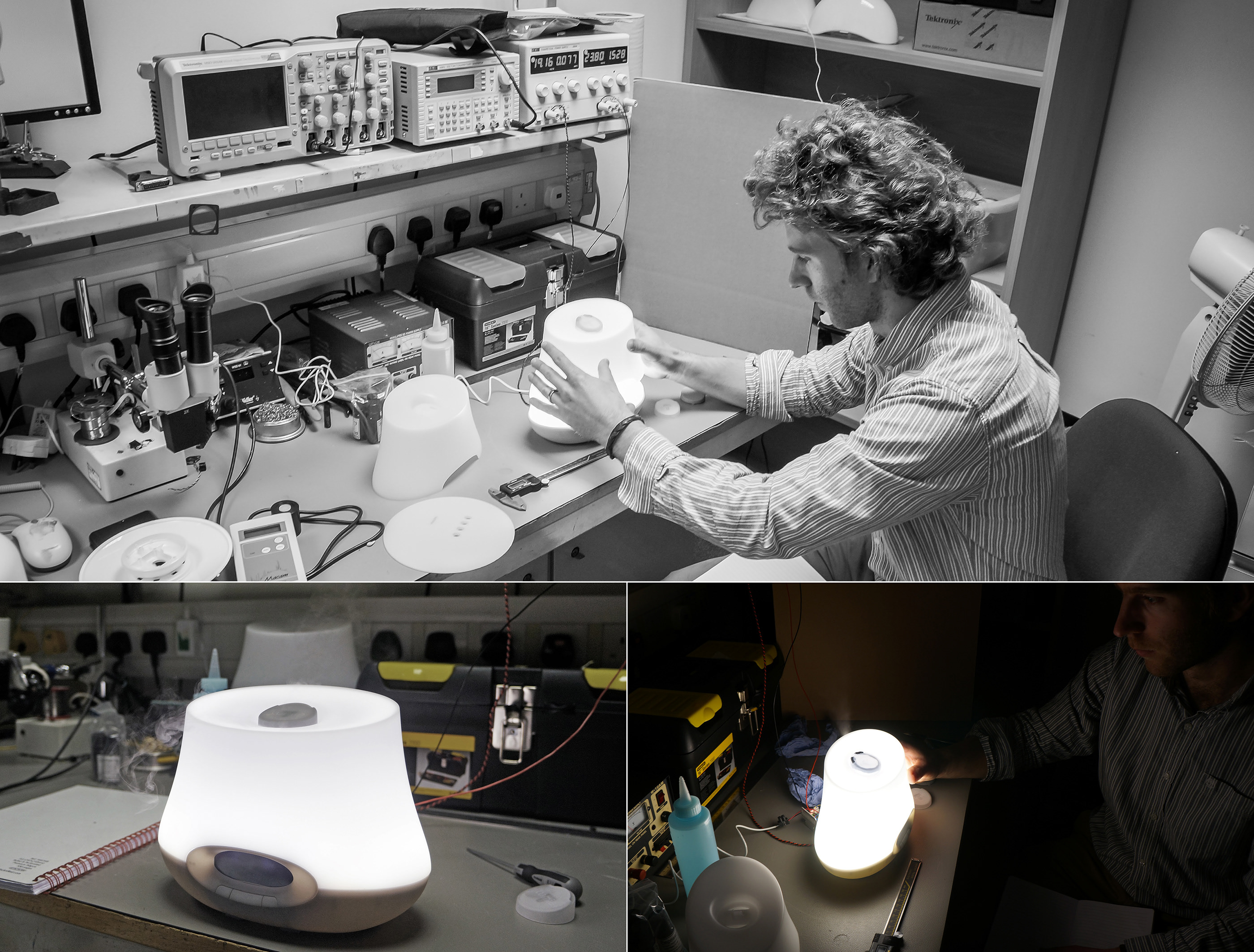 Lumie，Intelligent aromatherapy lamp，white，