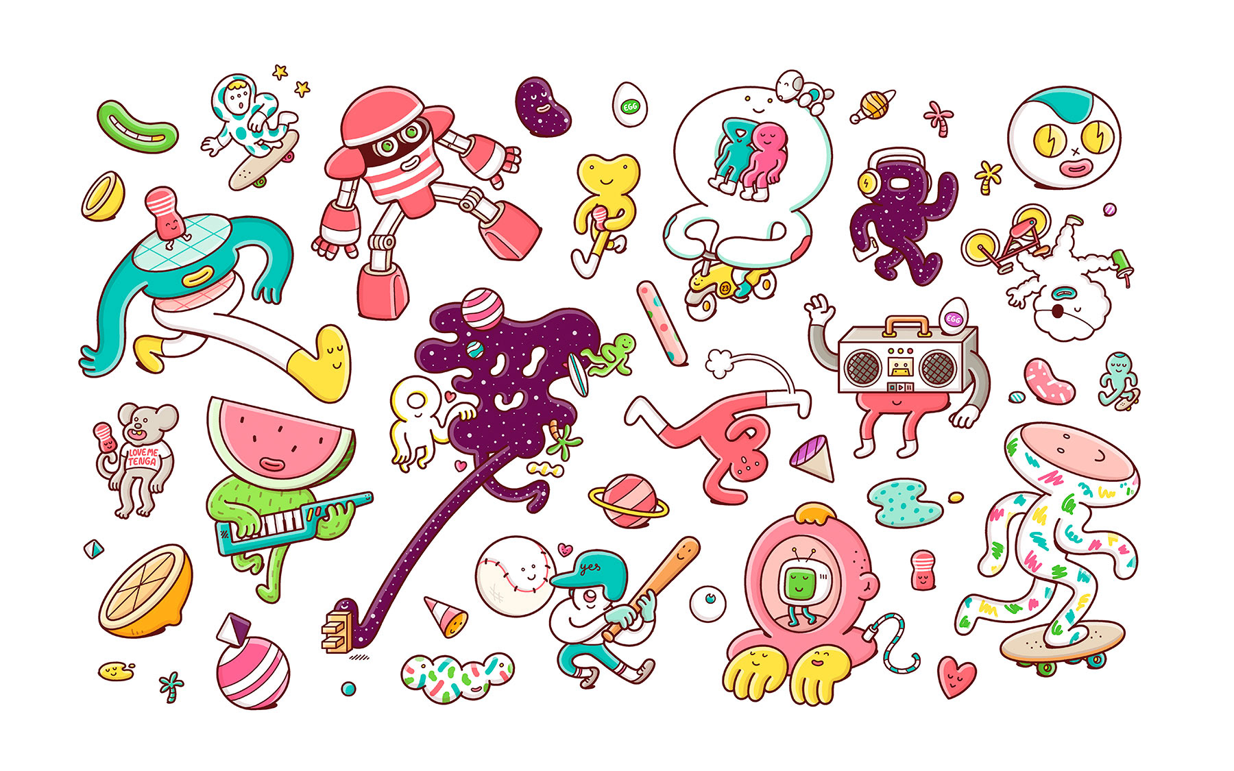 Illustration design，packing design，Bronsmin，