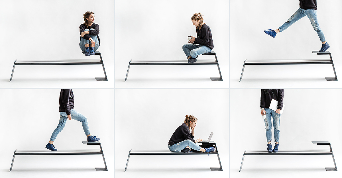Tuvo，bench，Urban furniture，