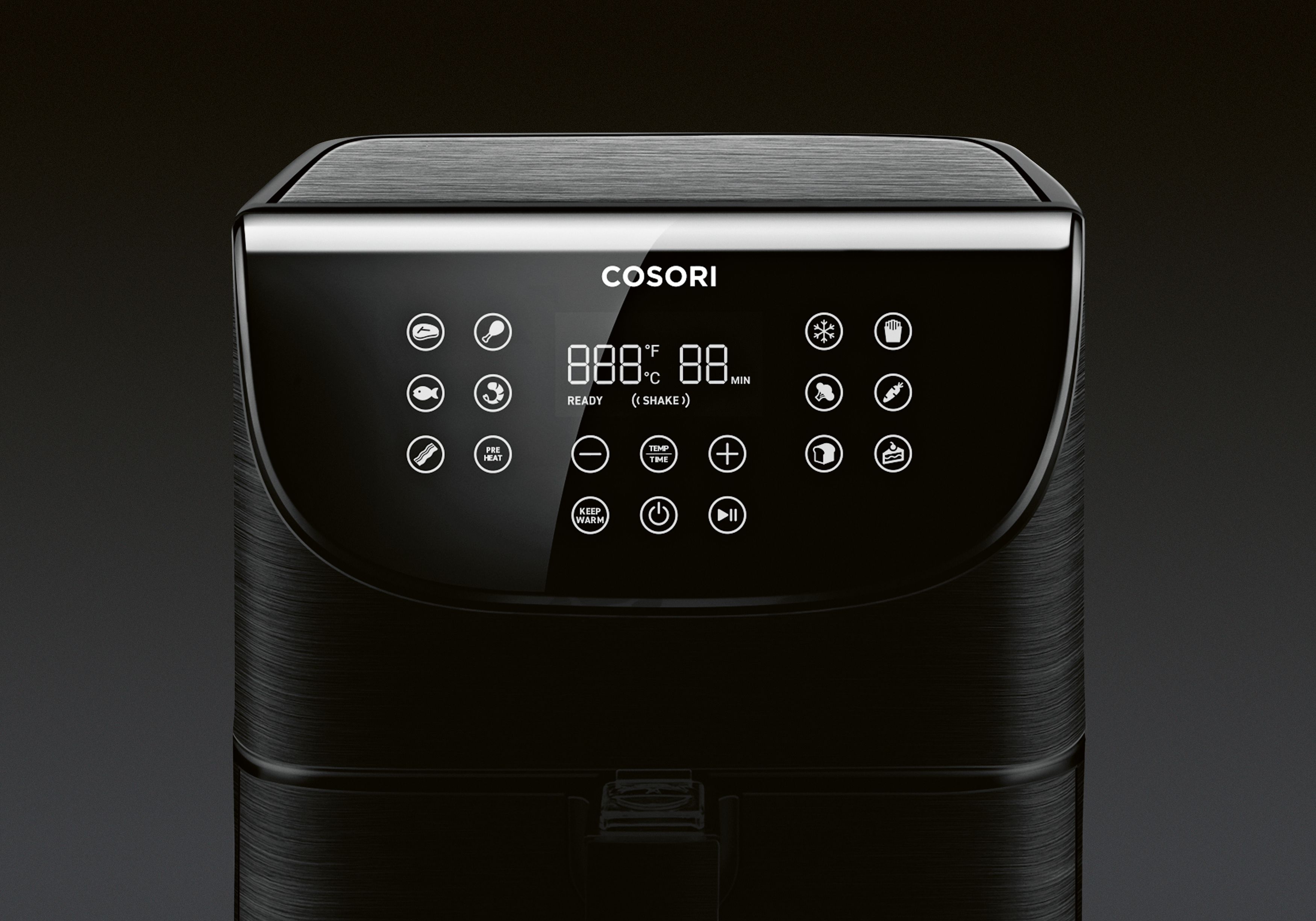 kitchen，reddot，2019 red dot product design award，black，Air fryer，CP158-AF，Cosors，Gas fryer，