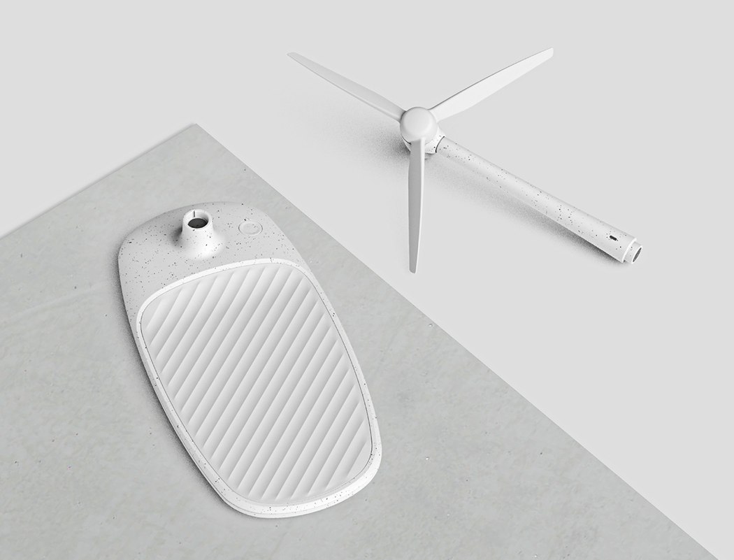 Wireless chargers and desktop fans inspired by renewable fuels，