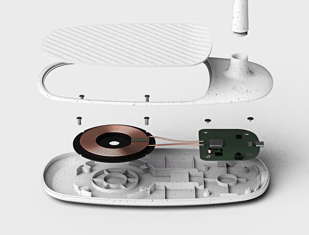 Wireless chargers and desktop fans inspired by renewable fuels，
