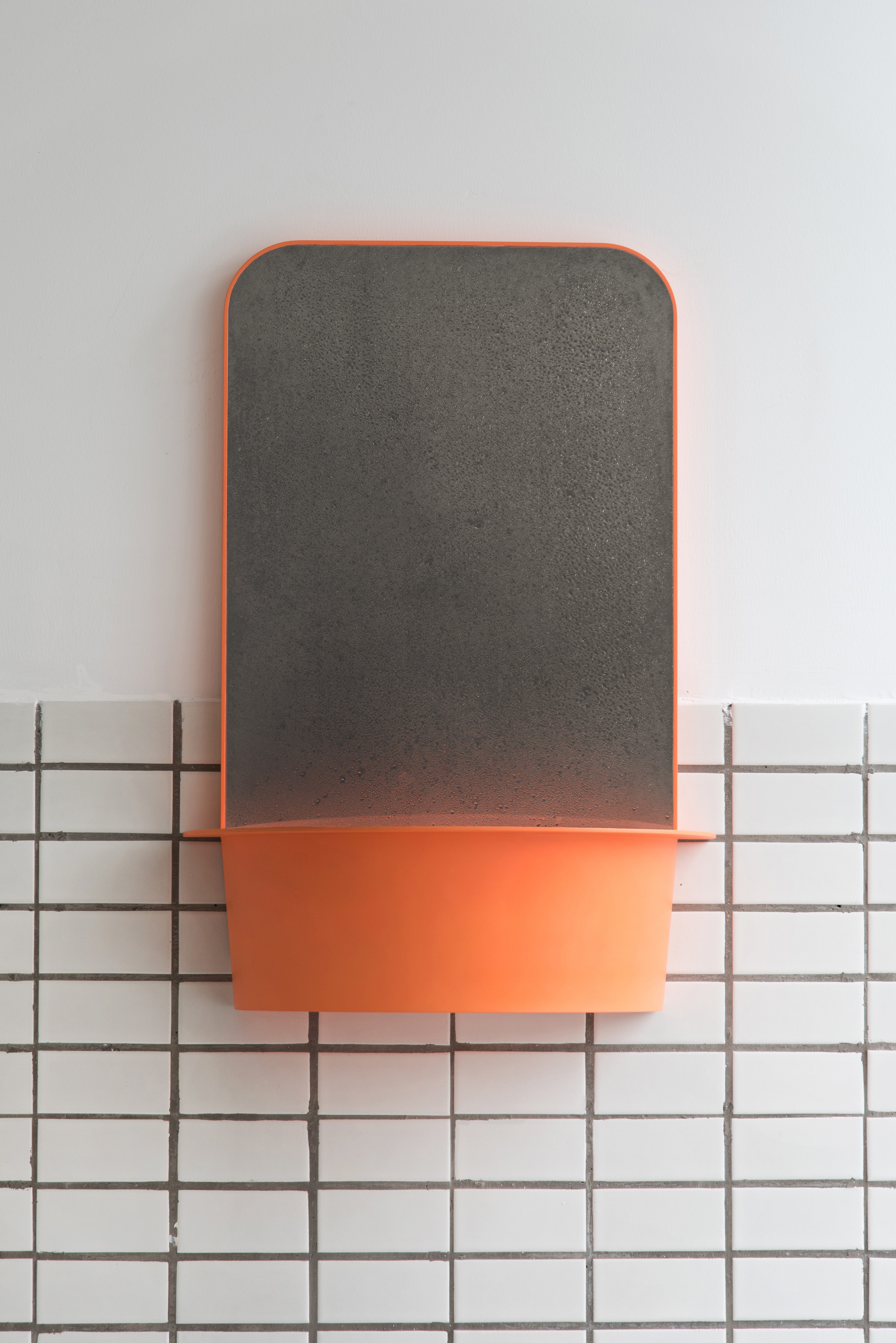 orange，mirror，Flow-bathroom mirror，