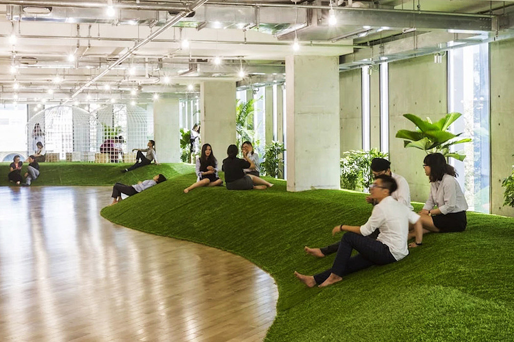 Architectural design，Interior design，Green plants，