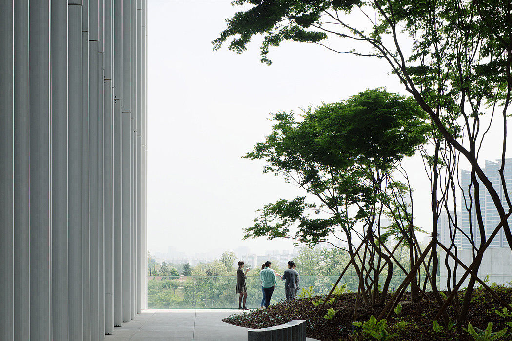 建筑设计，室内设计，绿色植物，