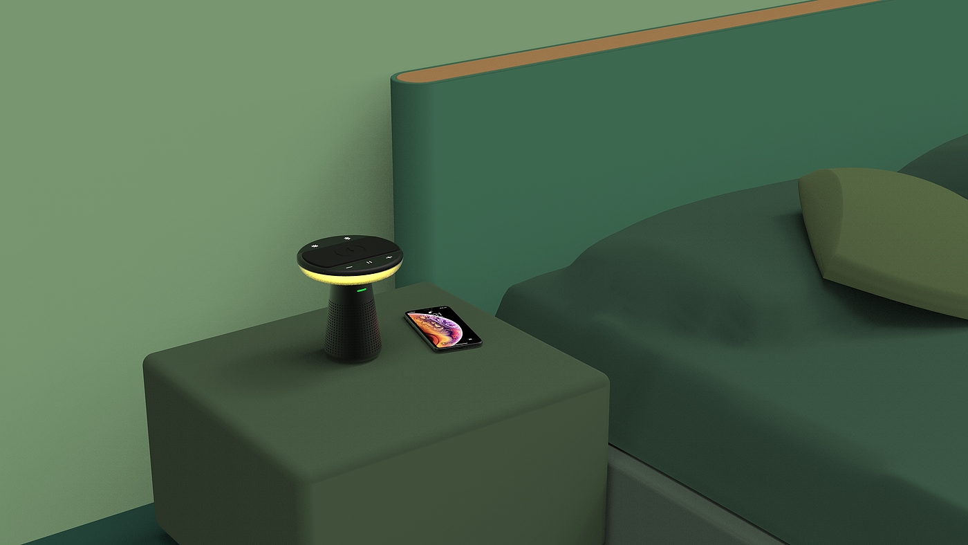 Bluetooth audio，Night light，wireless charger ，