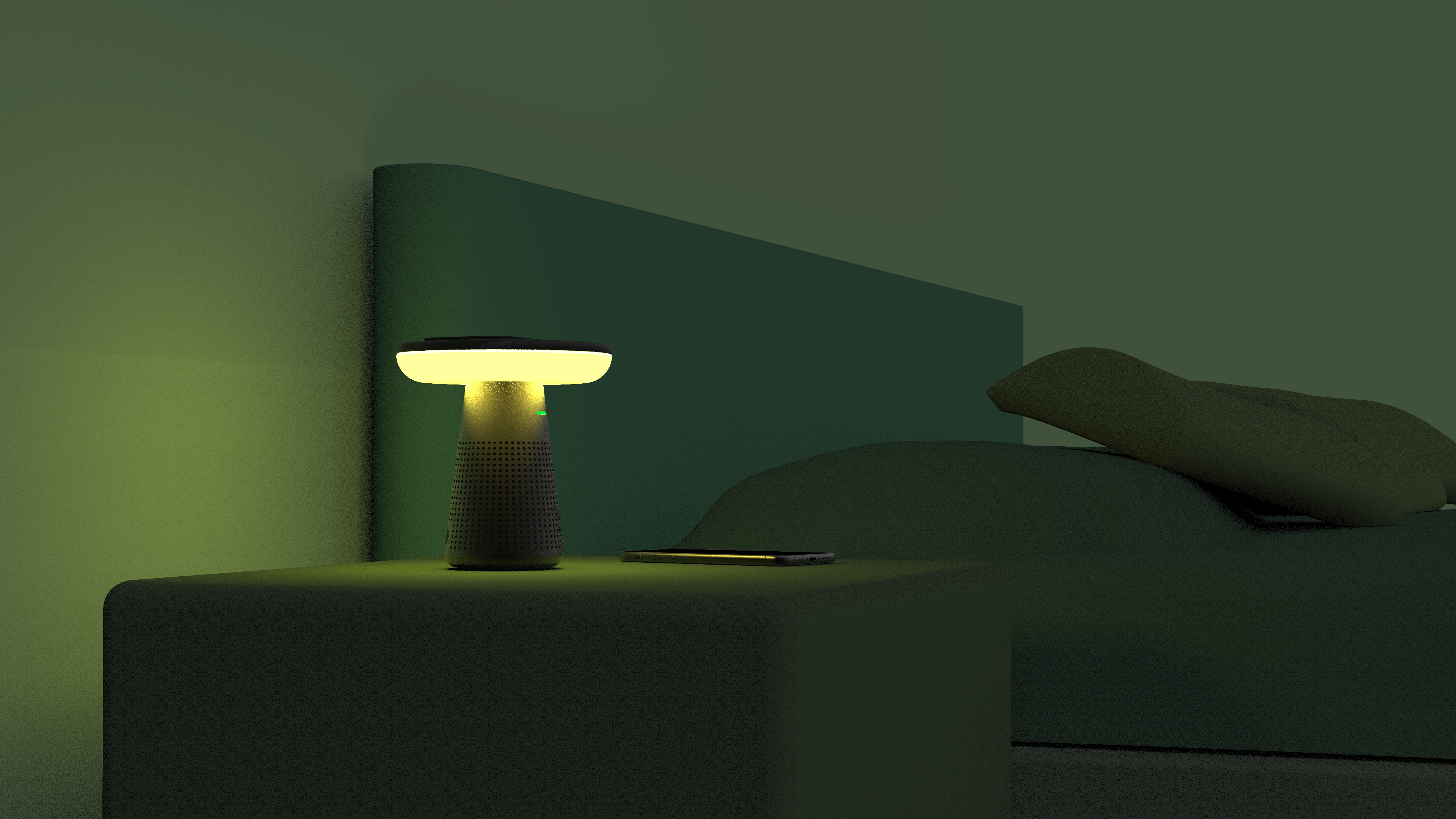 Bluetooth audio，Night light，wireless charger ，