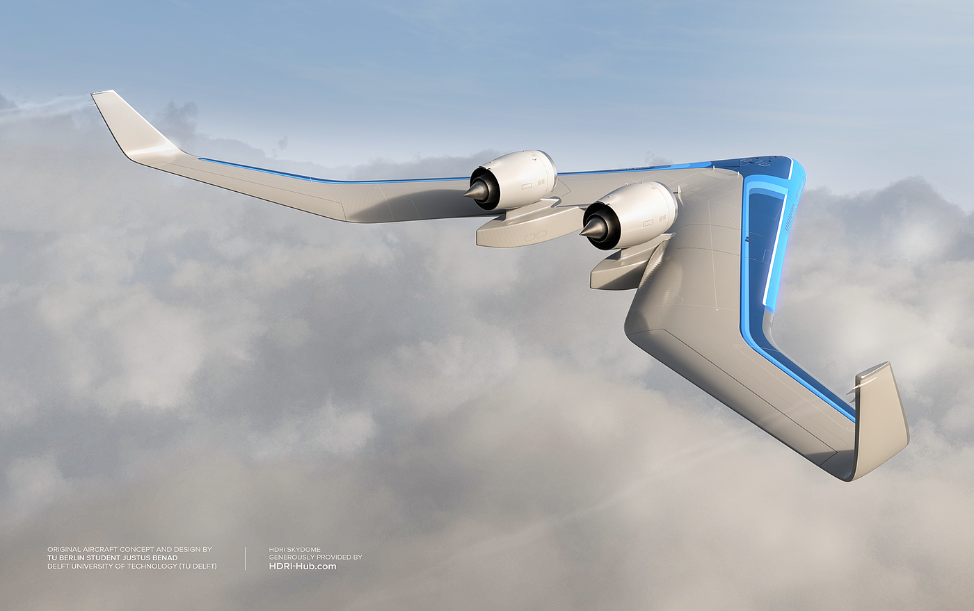 Aircraft，concept，New generation，Flying-V，