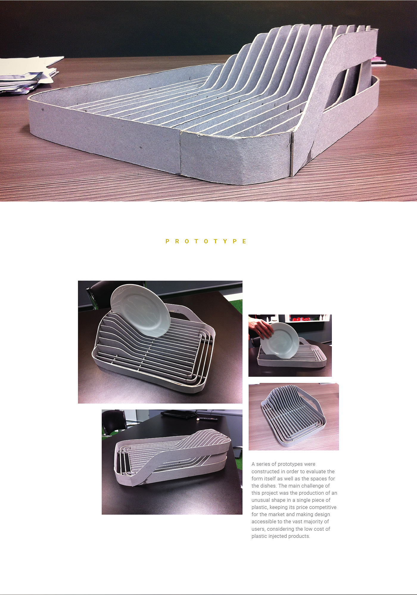 DISCOVERY，Dish drying rack，Plastic，Design，drainage，originality，