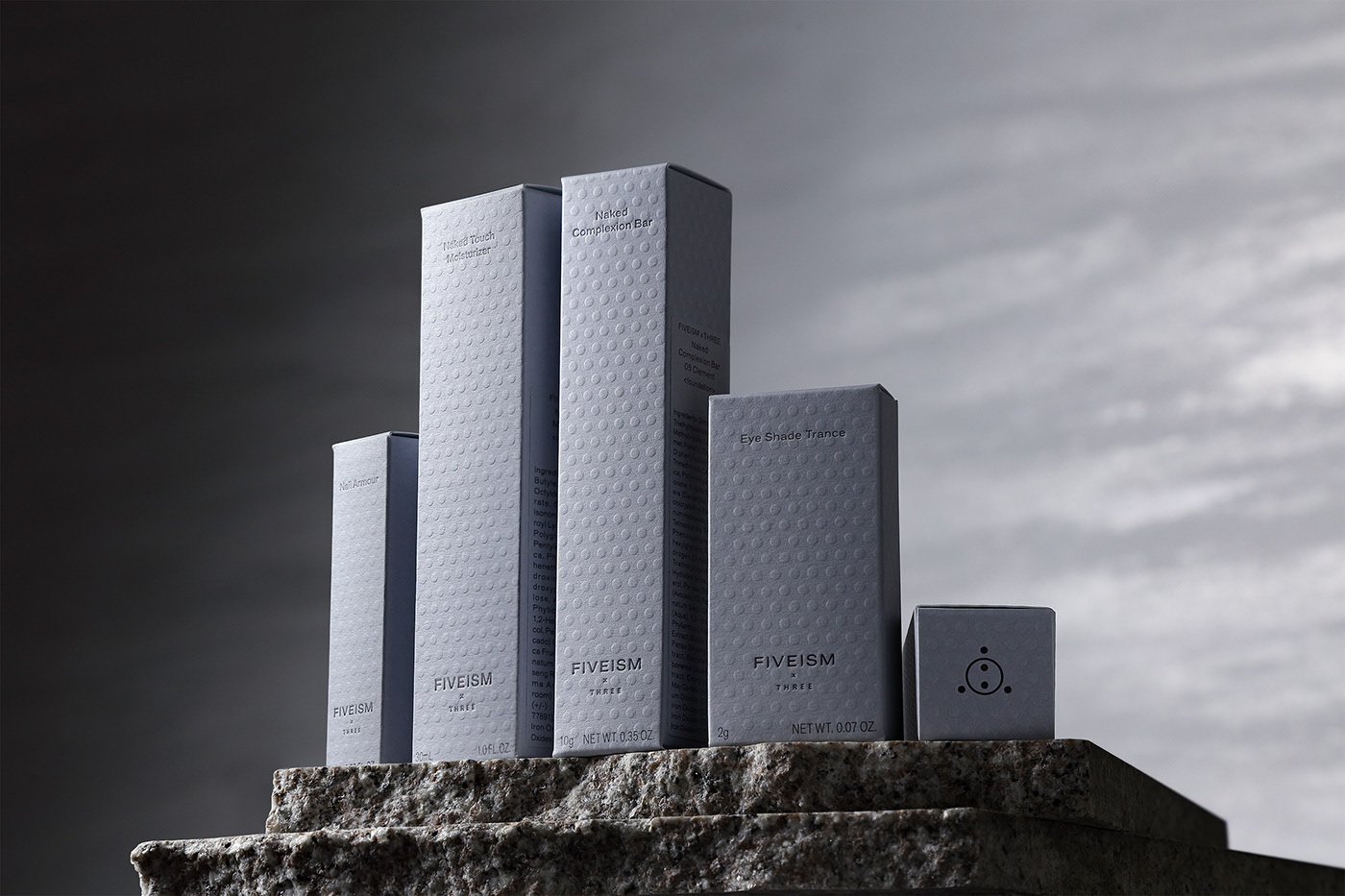 Design，Cosmetics brand，FIVEISM x THREE，man，