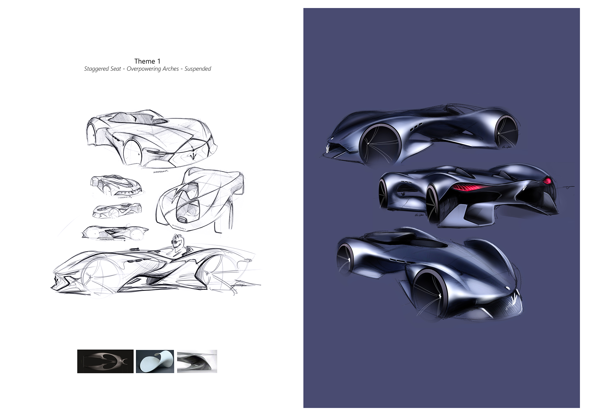 paper，Design，concept，Maserati DIATO，