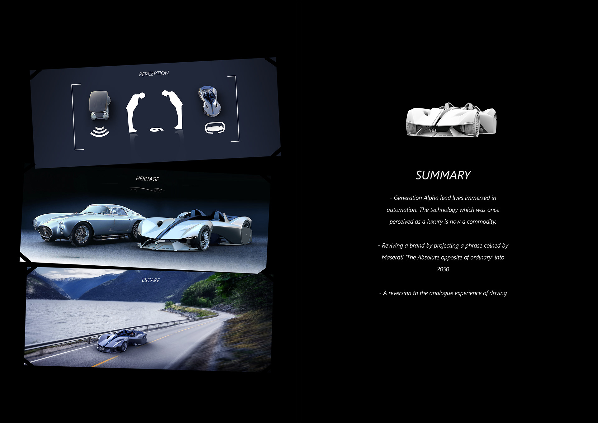 paper，Design，concept，Maserati DIATO，