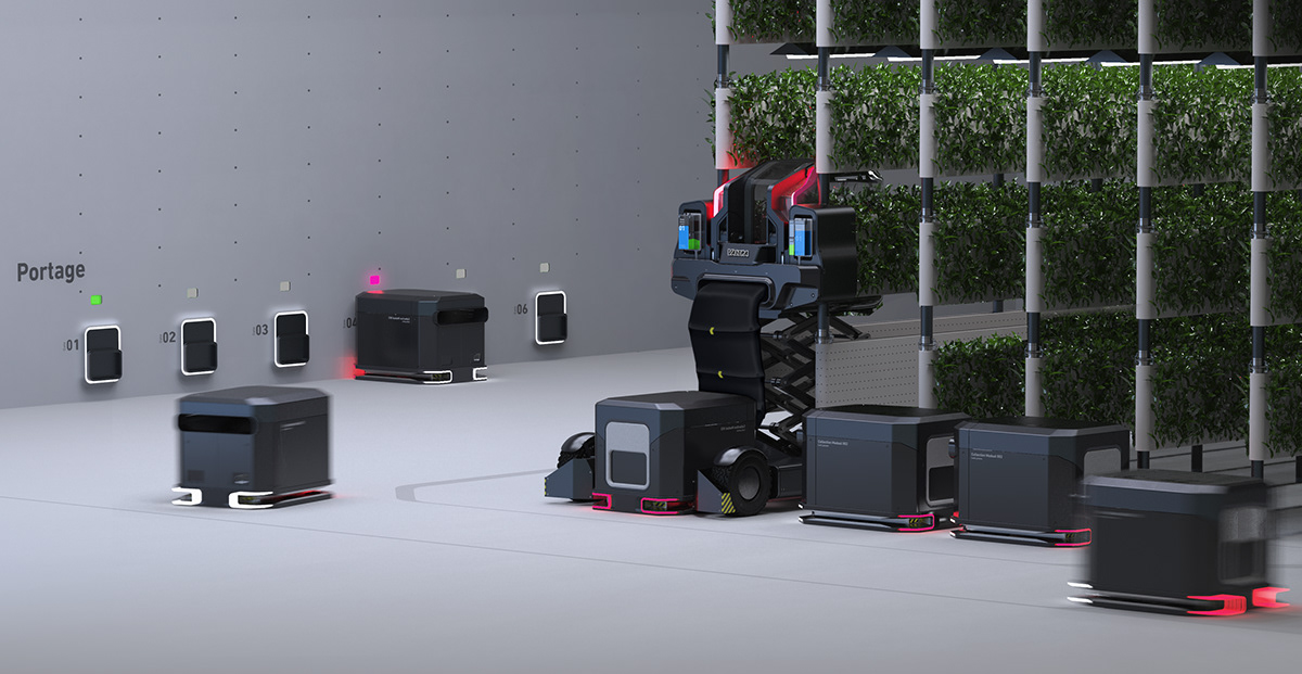 Vertical agricultural tractor，VVFT-001，Design，Tractor，